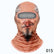 Funny Ski Mask for Men Realistic Old Man Face Balaclava 3D Printed Winter