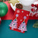 Glitter Christmas Tree Dangle Earrings Dainty Rhinestone Enamel Christmas Drop Earrings Holiday Party Jewelry for Women