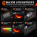 Solar Demon Eye Led Car Window Light, Suction Cup Ambient Light