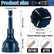 2-piece deburring and chamfering tool set, suitable for repairing 1/8"-3/4" (3-20mm) bolts and screws.