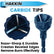 2-piece deburring and chamfering tool set, suitable for repairing 1/8"-3/4" (3-20mm) bolts and screws.