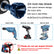 2-piece deburring and chamfering tool set, suitable for repairing 1/8"-3/4" (3-20mm) bolts and screws.