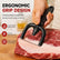 Handheld Fat Trimmer for Beef and Pork, Stainless Steel Blade Meat Trimming Tool with Ergonomic Grip, Kitchen Fat Cutter for Steak, Brisket, Lamb and BBQ Meat Preparation
