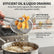 2-in-1 Oil-Frying Filter Clip,Stainless Steel Strainer Food Tongs Fine Mesh Frying Clip,Non-slip Grip,Stainless Steel Oil Filter Spoon for Frying Chicken, Fries, Dumplings and More