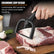 Handheld Fat Trimmer for Beef and Pork, Stainless Steel Blade Meat Trimming Tool with Ergonomic Grip, Kitchen Fat Cutter for Steak, Brisket, Lamb and BBQ Meat Preparation