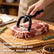 Handheld Fat Trimmer for Beef and Pork, Stainless Steel Blade Meat Trimming Tool with Ergonomic Grip, Kitchen Fat Cutter for Steak, Brisket, Lamb and BBQ Meat Preparation