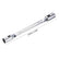 3-Piece Flex Head Socket Wrench Set 8-14mm, Double Swivel 12-Point Box End, 180° Rotating CR-V Steel, Low Profile Tools for Tight Spaces, Auto Repair & Grease Fitting Access