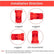 Tool Mount Holder Compatible for Milwaukee 18V Drill Battery Dock Holder with Screws, Compatible for 18V Battery and 20V Tool