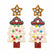 Glitter Christmas Tree Dangle Earrings Dainty Rhinestone Enamel Christmas Drop Earrings Holiday Party Jewelry for Women
