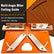 Upgraded Table Saw Bottom Plate Cutting Guide Tool,Cutting Guide Tool for Miter Saw,Multi-Angle Miter Cutting Jig for Door Trim,Baseboard,Crown Molding & Metal Trim (35°/40°/45°/50°/55°/90° Cutting)