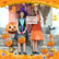 Halloween Treat Bags with Handles, Pumpkin Plastic