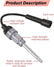 Inline Spark Plug Tester with Straight Boot, Easy-to-Use Engine Ignition Tester Light, Small Armature Diagnostic Tool for Automotive Cars, Lawnmowers