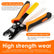 Air Line Removal Tool Pliers, Push to Connect Fittings Disconnect Tool for Air Hose, Quick Connect Pneumatic Fitting Release Plier for Automotive & Industrial Use (1/4" & 5/16" (6mm, 8mm))