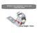 2PCS Sliding Window Roller Replacement Wheels, Tool-Free Disassembly Design, Heavy-Duty Stainless Steel Window Pulley for Aluminum Sliding Windows