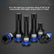 1/2" Drive Triple Square Spline Impact Bit Sockets Long and Short Combinations Set, 6 Pcs XZN Socket 42 Cr-Mo M14 M16 M18 With Storage Case