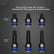 1/2" Drive Triple Square Spline Impact Bit Sockets Long and Short Combinations Set, 6 Pcs XZN Socket 42 Cr-Mo M14 M16 M18 With Storage Case