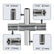 4 Way Sillcock Key Wrench, 1/4", 9/32", 5/16", 11/32" Water Utility Key for Faucet, Spigots and Most Valves