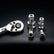 4 PCS 1/2" 1/4" 3/8" Square Drive Adapter with Antislip Design for Secure Fastening and High Torques Applications