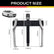 4" 2 Jaw Car Bearing Puller with Adjustable Design,Non-Slip Car Gear Puller Inside and Outside 2 Ways to Use for Detaching Cars Bearings,Sturdy Cars 2 Jaw Pullers