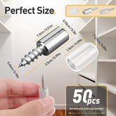 50 Pcs Self Tapping Screws Cabinet Laminate Support