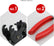 Exhaust Cutter, Cuts 3/4" to 3-1/4" Pipe, Durable Chain Cutter Tool, Easy One-Handed Rotation, Compact Pipe Cutter Chain for Tight Spaces