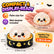 Halloween Squishy Collectible Figurine,Pumpkin Shaped Decor,Random Style