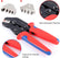 6PCS Hydraulic Crimping Tool, Crimping Pliers Set Wire Plier Box Jaws Kit For Tube Insulation Terminals Electrical Multi-functional Clamp Tools(SN58B SET WITH BOX)