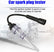 Inline Spark Plug Tester with Straight Boot, Easy-to-Use Engine Ignition Tester Light, Small Armature Diagnostic Tool for Automotive Cars, Lawnmowers