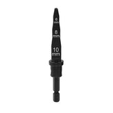 1pc Copper Pipe Drill Bits Flaring Hex Handle Practical Tube Expander Set Rotary Tool (Color : Black, Size : 6-8-10)