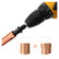 1pc Copper Pipe Drill Bits Flaring Hex Handle Practical Tube Expander Set Rotary Tool (Color : Black, Size : 6-8-10)