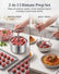 Stainless Steel Meatball Maker Tool & Spoon, Manual Meat Ball Making Mold 304 Food Grade 6/12 Meatballs Press Maker Tool, Handheld Shaper Scoop for Fish, Beef Balls, Quick Prep Kitchen Gadgets