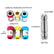6 Pieces Magnetic Screw Ring With 2 Pieces Ph2 Screwdriver Bit Set,Magnetizer Screw Removable For 1/4 Inch/6.35mm Hex Screwdriver and Power Bits (MIX)