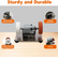 Mini Bench Grinder, Electric Polishing Sander, Small Multi-Purpose Grinding Machine for Woodworking & Knife Making