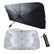 Collapsible Windshield Sunshade - Portable Foldable Front Windshield UV Blocker, Heat Insulation, Easy Setup, Adaptable to Most Cars, Auto Exterior Accessory for Summer,car accessories,toolupgrade