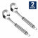 2PCS Meatball Spoon, Thickened Stainless Steel Meatball Spoon， with Hole Convenient Storage Design Long Handle Spoon;Kitchen Handmade Meatballs, Shrimp Balls, Vegetable balls Maker Spoon