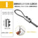 10Pcs Stainless Steel Wire Rope Clamps, 1/8" Double Hole Wire Cable Clips with L-Wrench, Heavy Duty Cable Crimp Loop Fastener for Garden, Camping, DIY Hanging Projects