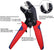 6PCS Hydraulic Crimping Tool, Crimping Pliers Set Wire Plier Box Jaws Kit For Tube Insulation Terminals Electrical Multi-functional Clamp Tools(SN58B SET WITH BOX)