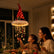 Iighted Santa Hat Hanging Chandelier, Christmas Home Decor