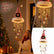 Iighted Santa Hat Hanging Chandelier, Christmas Home Decor