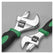 Mini Short Handle Large Opening Adjustable Wrench