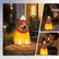 Lighted Candy Corn Corgi Dog Halloween Blow Mold Statue Decor