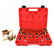 26PCS Universal Automotive AC Leak Detector & Tester Tool Kit, Alloy Connector Assortment for Car Air Conditioning Repair, Organized in Portable Case