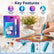 Automatic Diamond Painting Bead Dispenser, No Wax Needed Art Pen | for 2.8mm Round Drills, Adult DIY Craft Tool, Wax-Free, Ergonomic Diamond Painting Pen Accessories Set