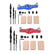 Dowel Jig Kit Centering Line Scriber Center Locator Woodworking Tools for Drilling Hole Positioner Drill Jig and Wear Drill Bits