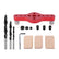 Dowel Jig Kit Centering Line Scriber Center Locator Woodworking Tools for Drilling Hole Positioner Drill Jig and Wear Drill Bits