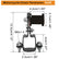 Motorized Bike Universal Chain Tensioner Heavy Chain Tensioner Adjuster Spring Sprocket Chain Tensioner for Motorized Bicycle Dirt Pit Pro Dirt Bike