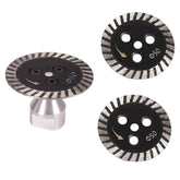 50 mm Diamond Blade, Suitable for Cutting Granite, Marble, Concrete, and Stone; specifically Designed for Cutting and Carving with Angle Grinders and Rotary Tools (3-Pack) with Removable Flange