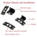 8-16 Pack Quick Fitting Furniture Joint Bracket, Duty Corner Brace Joint Right Angle Bracket, Stainless Steel Furniture Corner Connectors with Screws for Drawers, Cabinets, Tables, and Chairs