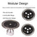 50 mm Diamond Blade, Suitable for Cutting Granite, Marble, Concrete, and Stone; specifically Designed for Cutting and Carving with Angle Grinders and Rotary Tools (3-Pack) with Removable Flange