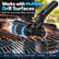 Electric Grill Brush for Outdoor Grill, Cordless BBQ Electric Grill Cleaner